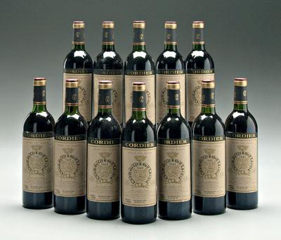 12 bottles 1983 red Bordeaux
