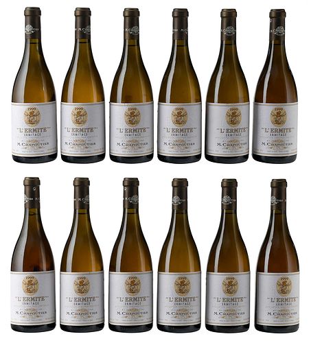 12 BOTTLES 1999 M. CHAPOUTIER