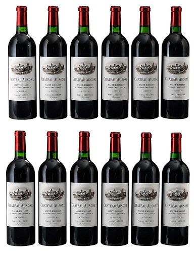 12 BOTTLES 2001 CHATEAU AUSONE