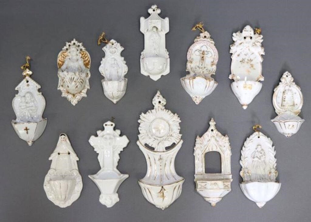 12) CONTINENTAL RELIGIOUS CERAMIC