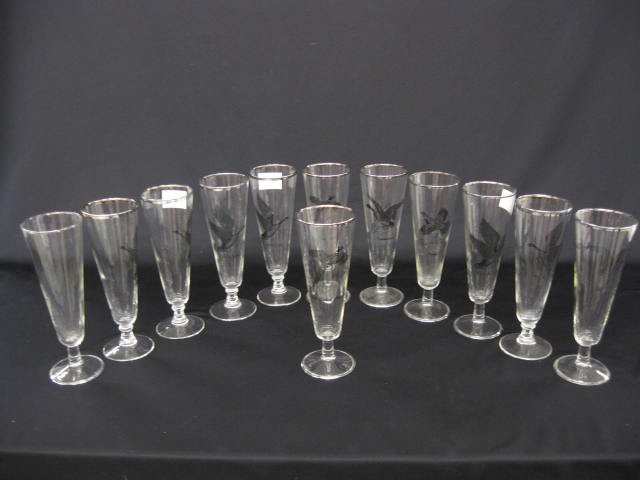 12 Crystal Tall Champagne