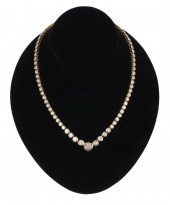 12 CT DIAMOND RIVIERA & 14KT Y