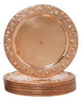 (12) DECORATIVE EMBOSSED COPPE