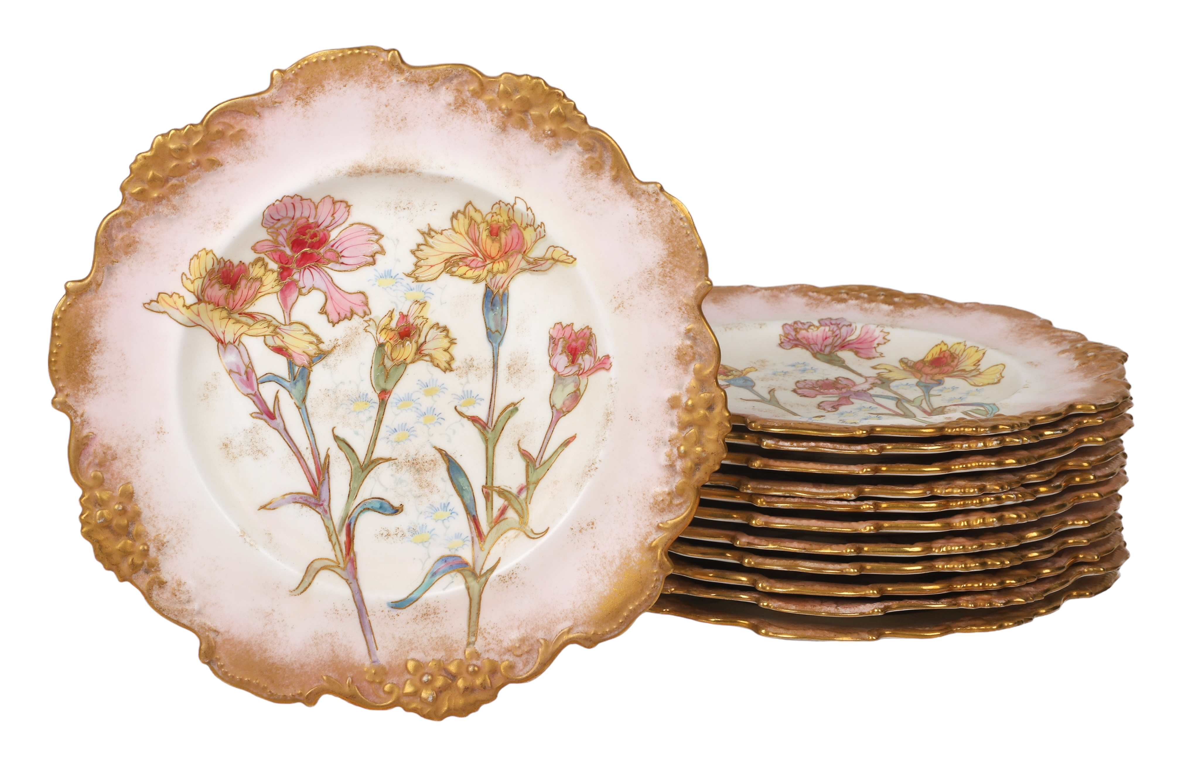 (12) Doulton Burslem porcelain