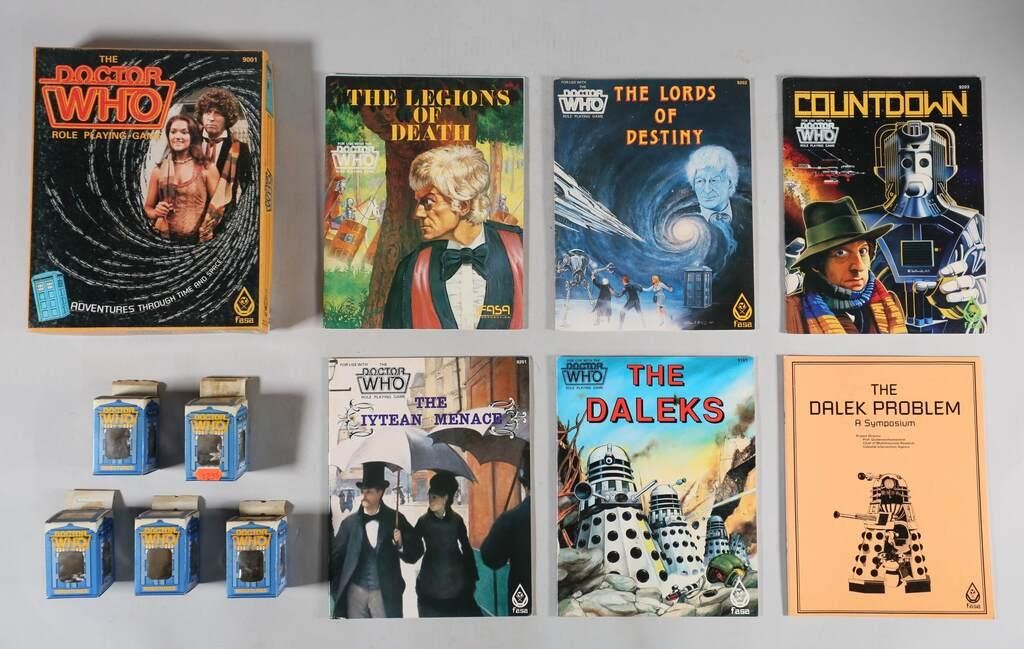 12 DR. WHO RPG SUPPLEMENTS AND