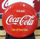 12" DRINK COCA COLA SIGN OF GO