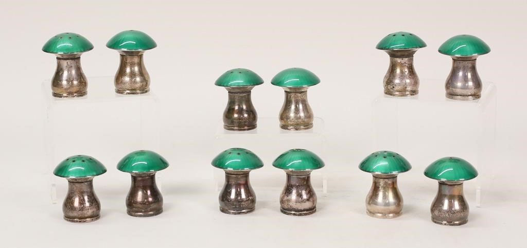12 EGON LAURIDSEN STERLING MUSHROOM