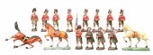 (12+) Elastolin Scotsmen figur