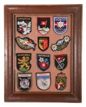 (12) Embroidered patches, incl