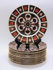 12 FINE ROYAL CROWN DERBY OLD