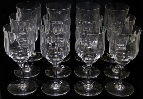 (12) FRENCH BACCARAT CAPRI OPTIC