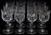 (12) FRENCH BACCARAT CAPRI OPT