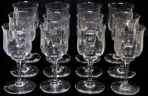 (12) FRENCH BACCARAT CAPRI OPTIC