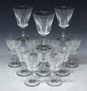 (12) FRENCH BACCARAT 'COTE D'A