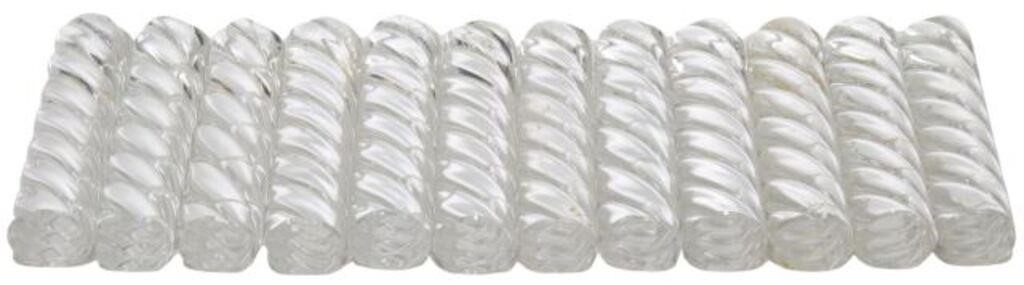 (12) FRENCH BACCARAT CRYSTAL
