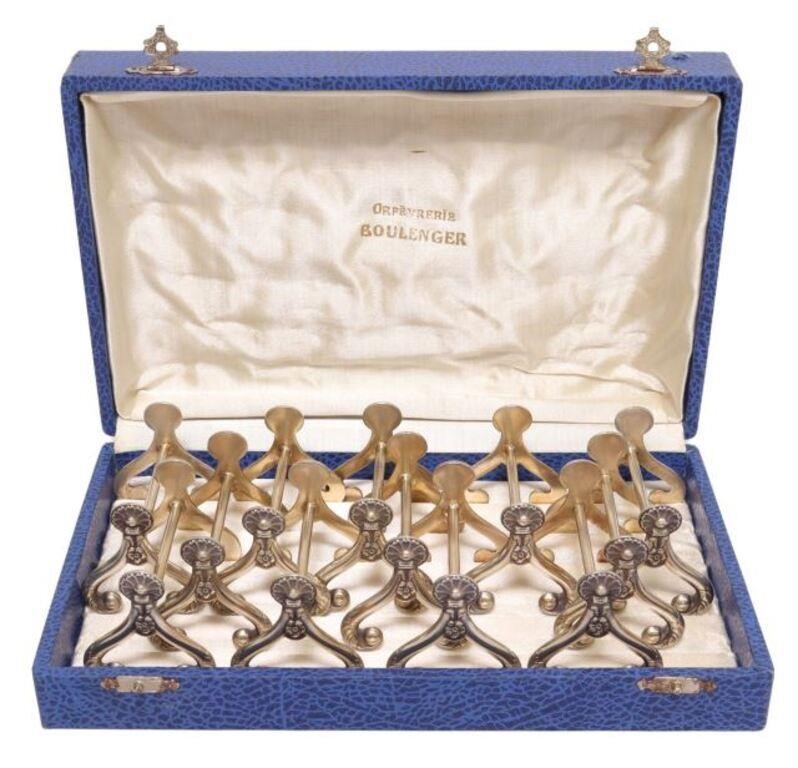 (12) FRENCH BOULENGER SILVERPLATE