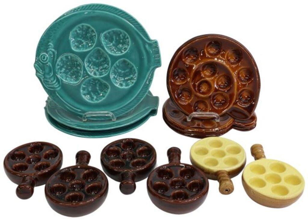 (12) FRENCH CERAMIC OYSTER &