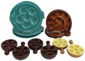 (12) FRENCH CERAMIC OYSTER & E