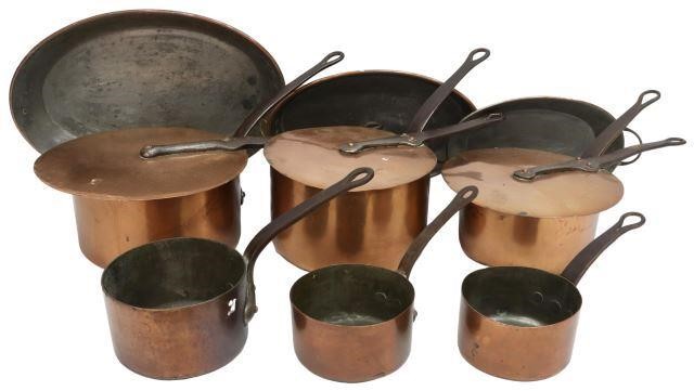 (12) FRENCH COPPER AU GRATIN &