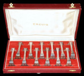 (12) FRENCH ERCUIS SILVERPLATE