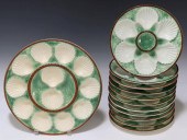 (12) FRENCH FAIENCE OYSTER SER