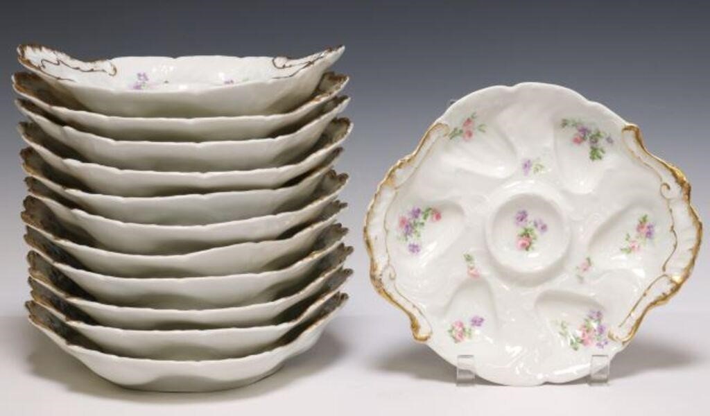 (12) FRENCH LIMOGES MANDAVY