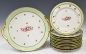 (12) FRENCH LIMOGES PORCELAIN