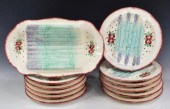 (12) FRENCH LONGCHAMP FAIENCE