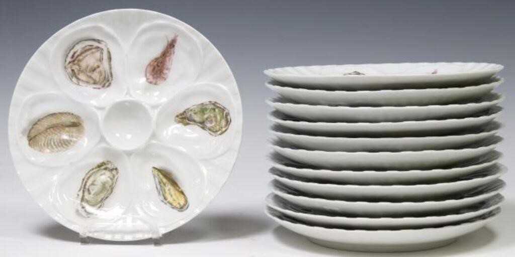 (12) FRENCH PILLIVUYT PORCELAIN