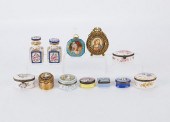 12 FRENCH PORCELAIN CONTAINERS