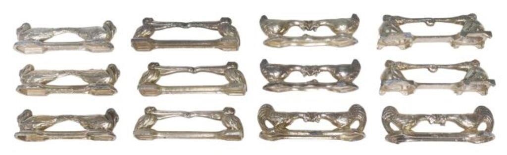 (12) FRENCH SILVERPLATE ANIMAL