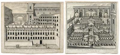 12 German garden engravings: most