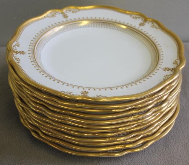 12 Gilt Trim Copeland Dinner