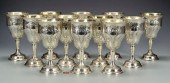 12 GOBLETS, CHANTILLY PATTERN1