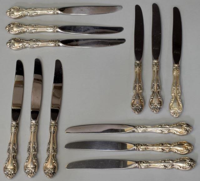 (12) GORHAM 'MELROSE' STERLING