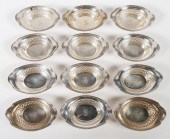 (12) GORHAM STERLING SILVER NU