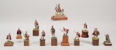 12 HAND PAINTED MILITARY MINIA