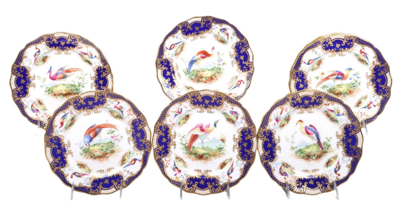 (12) Hand painted Royal Doulton