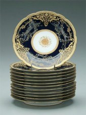 12 Haviland (Caldwell) plates: