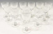 (12) HAWKES 'EARDLEY' CUT CRYS