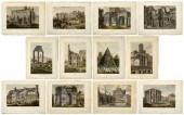 12 Henry Abbott aquatints, Ita
