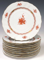(12) HEREND CHINESE BOUQUET RU
