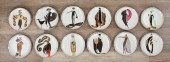 12 HOUSE OF ERTE PORCELAIN PLA