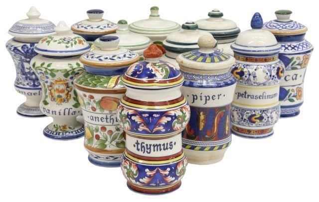 (12) ITALIAN APOTHECARY STYLE SPICE