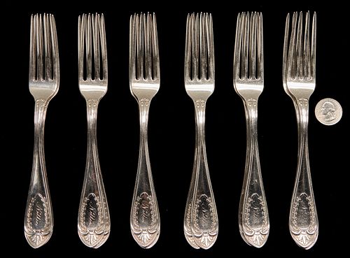 12 KENTUCKY COIN SILVER FORKS,