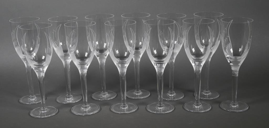 (12) LALIQUE FRANCE CRYSTAL ANGEL