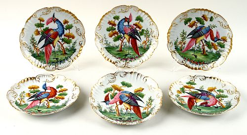 12 LATE 19TH CENT. FRENCH LIMOGES