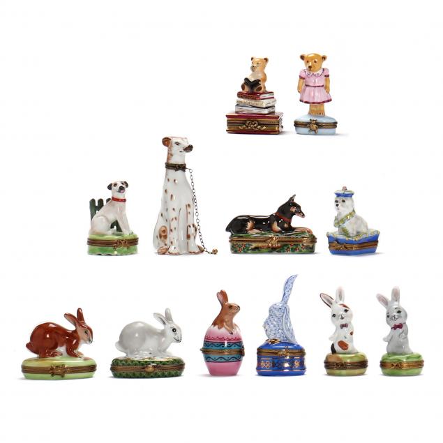 (12) LIMOGES PORCELAIN TRINKET