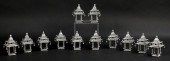 12 L'OBJET PAGODA NAPKIN RINGS