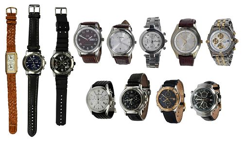 12 MEN'S WATCHES, ORVIS, POLO,